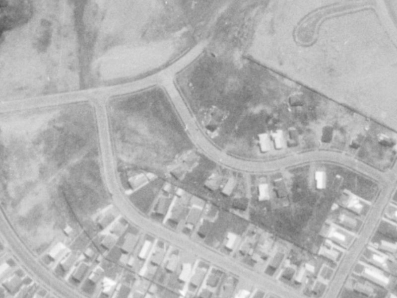 25 Ingrid Street from the air, 1975-1979