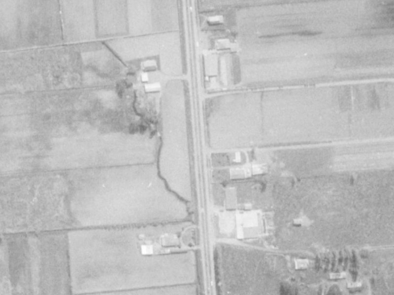 400 Marshland Road from the air, 1975-1979