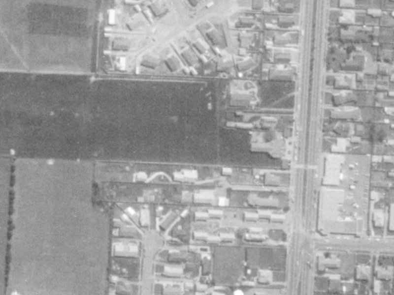 10 Woodfield Lane from the air, 1975-1979