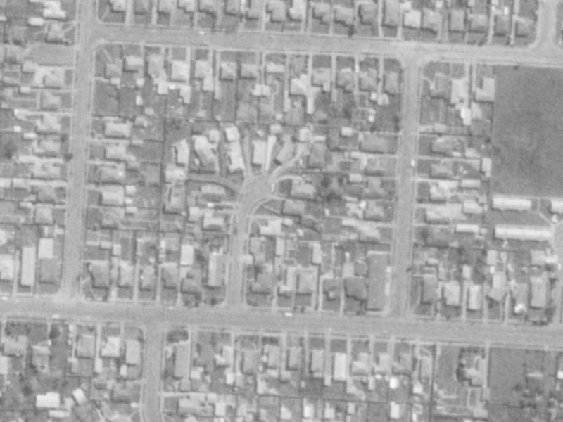 Hannah Place from the air, 1975-1979