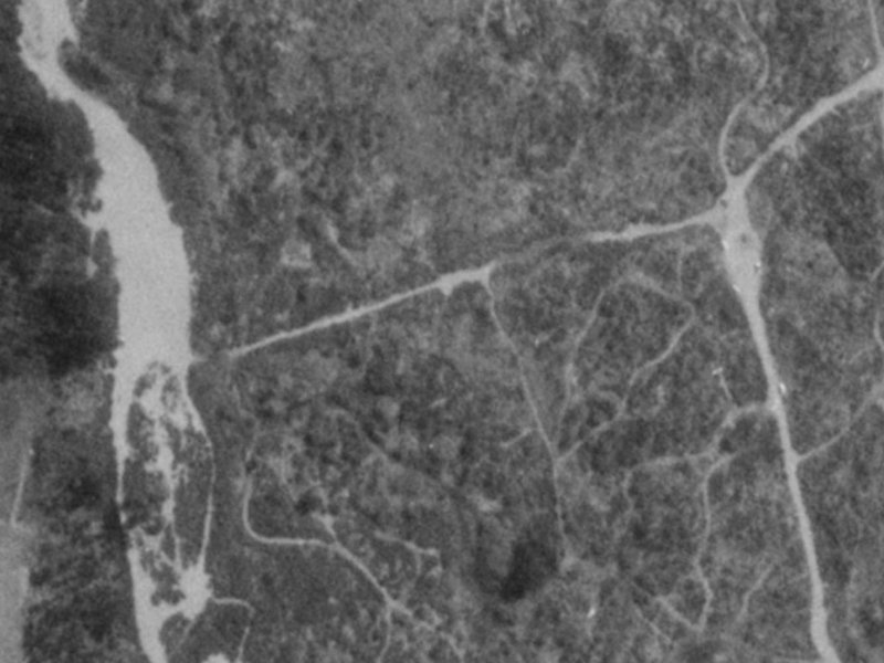 6 Sandalwood Place from the air, 1975-1979