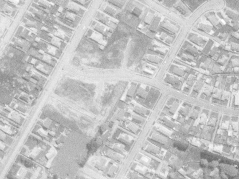 67 Glenmore Avenue from the air, 1975-1979