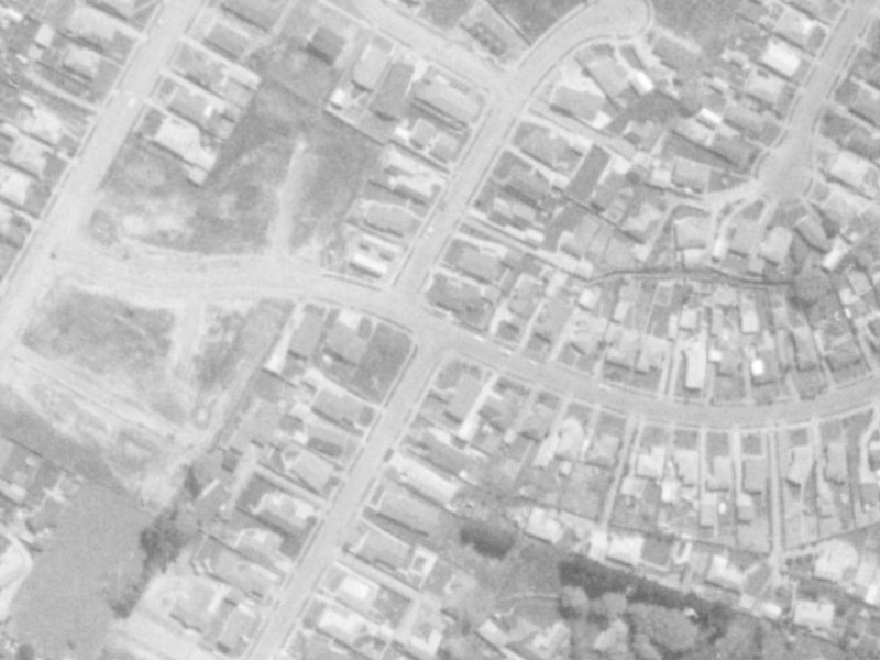 58 Glenmore Avenue from the air, 1975-1979