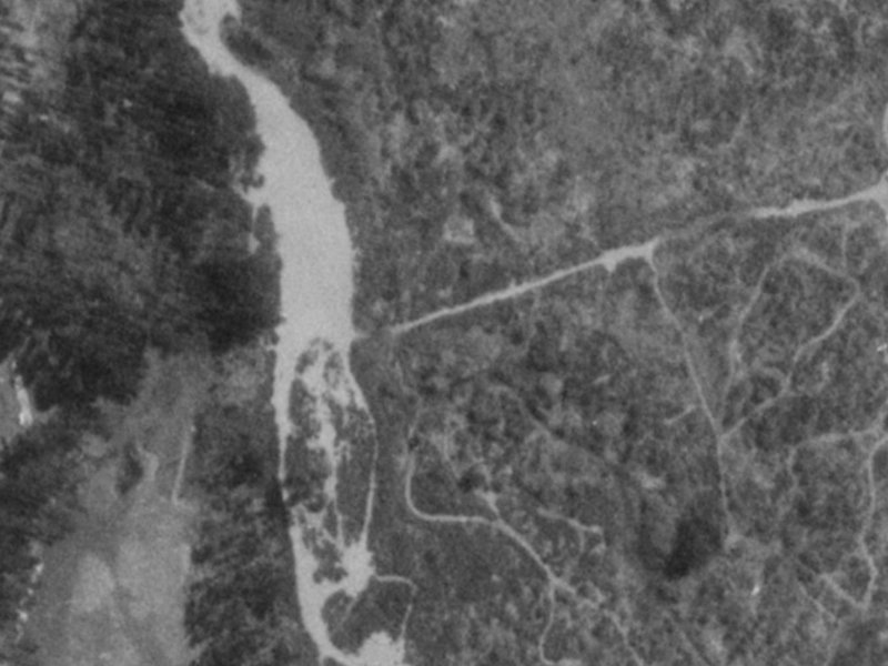 21 Sandalwood Place from the air, 1975-1979
