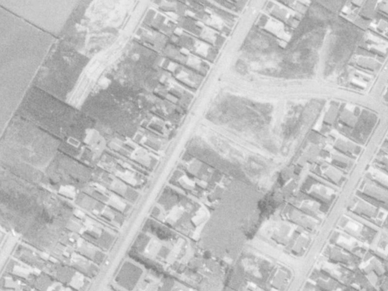 154 Highsted Road from the air, 1975-1979