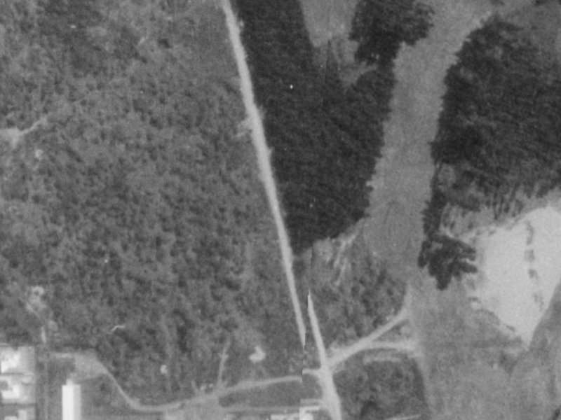 499 Queenspark Drive from the air, 1975-1979