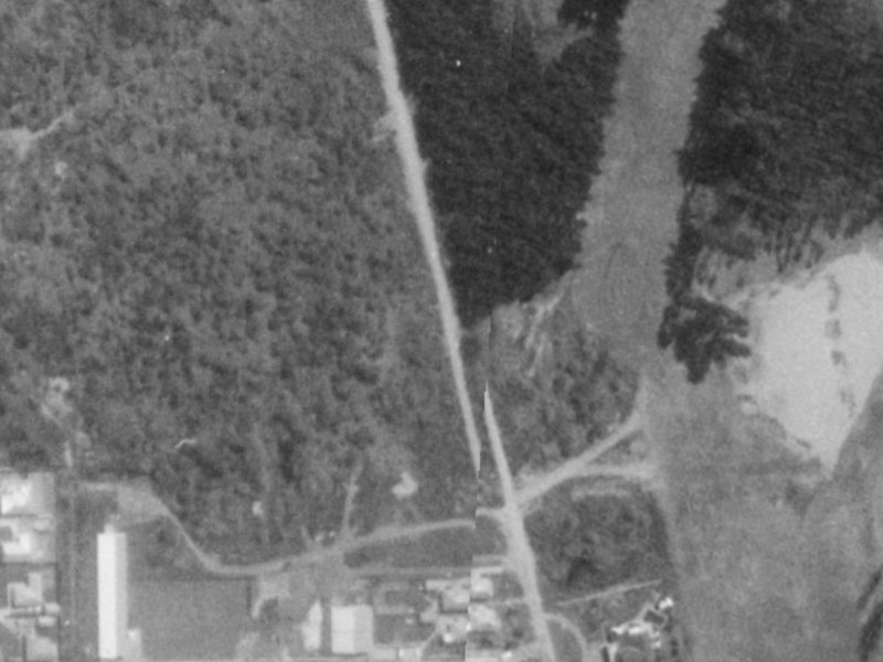 497 Bower Avenue from the air, 1975-1979