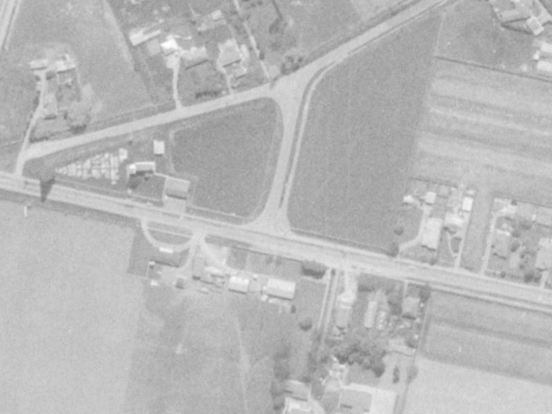 740 Harewood Road from the air, 1975-1979