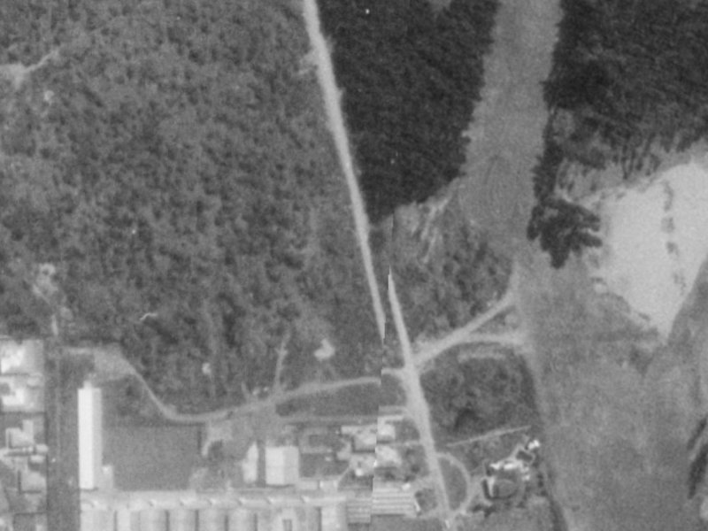 495 Bower Avenue from the air, 1975-1979