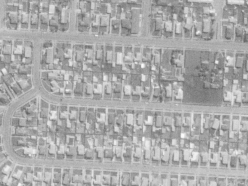 Norrie Street from the air, 1975-1979