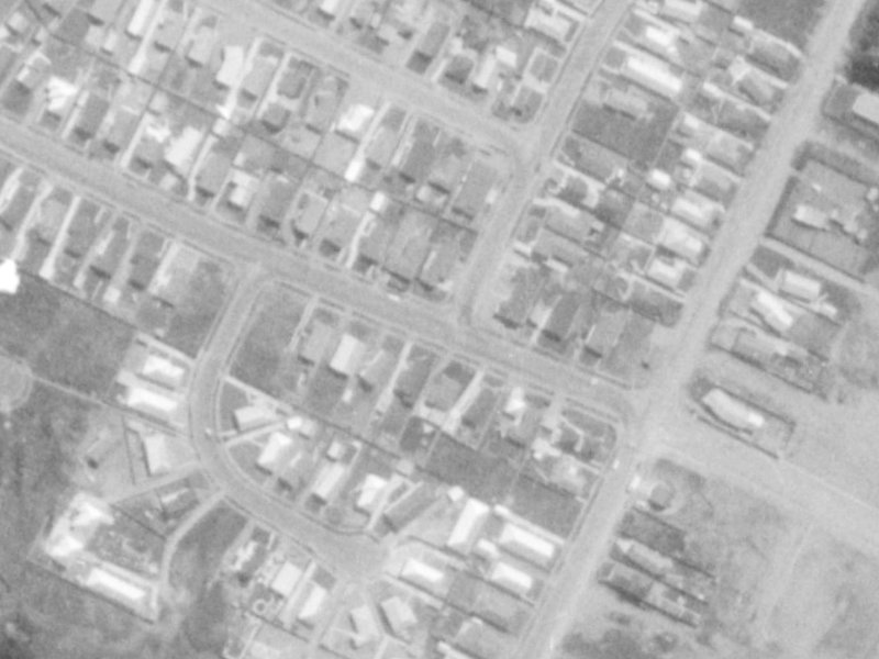 128 Queenspark Drive from the air, 1975-1979