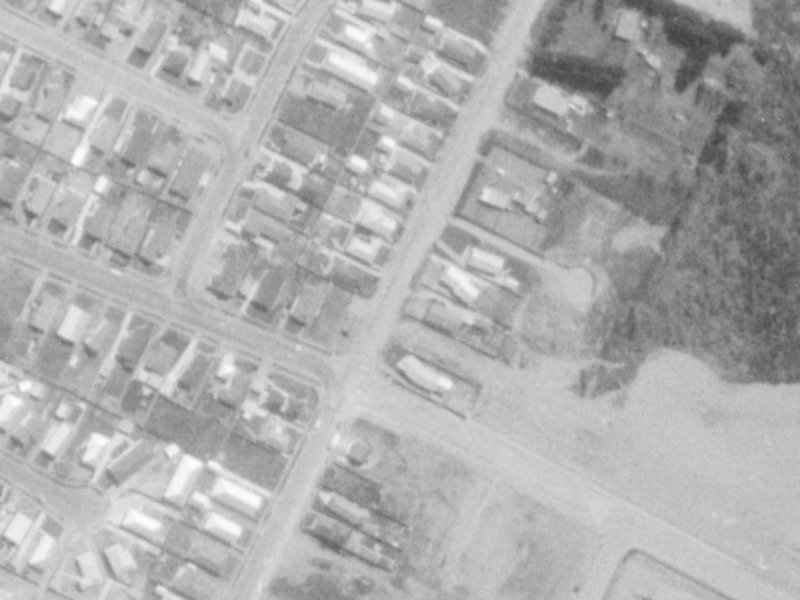 43 Inwoods Road from the air, 1975-1979