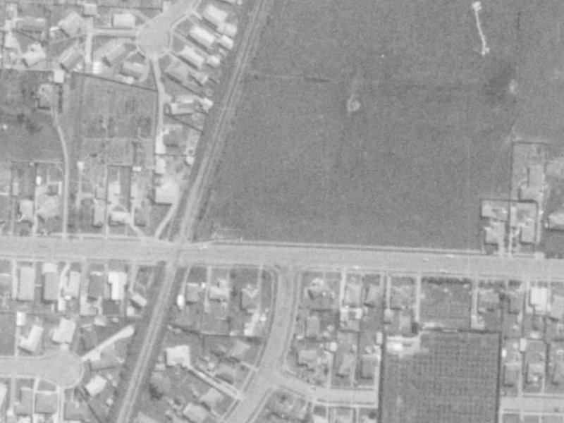 58 Tuckers Road from the air, 1975-1979