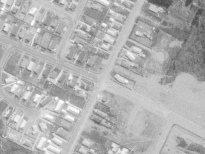 38 Inwoods Road from the air, 1975-1979