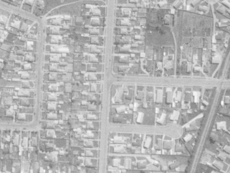 85 Tuckers Road from the air, 1975-1979