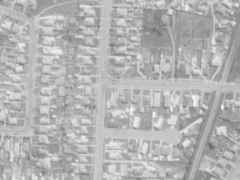 83 Tuckers Road from the air, 1975-1979