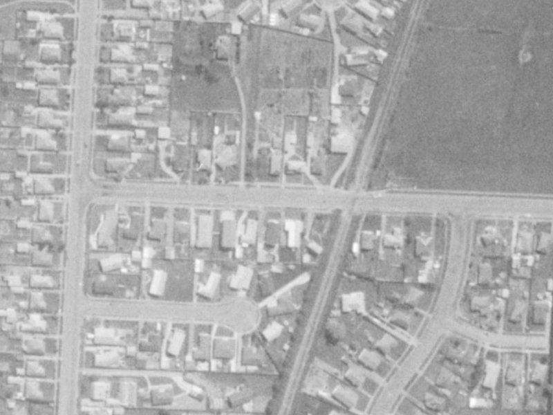 71 Tuckers Road from the air, 1975-1979
