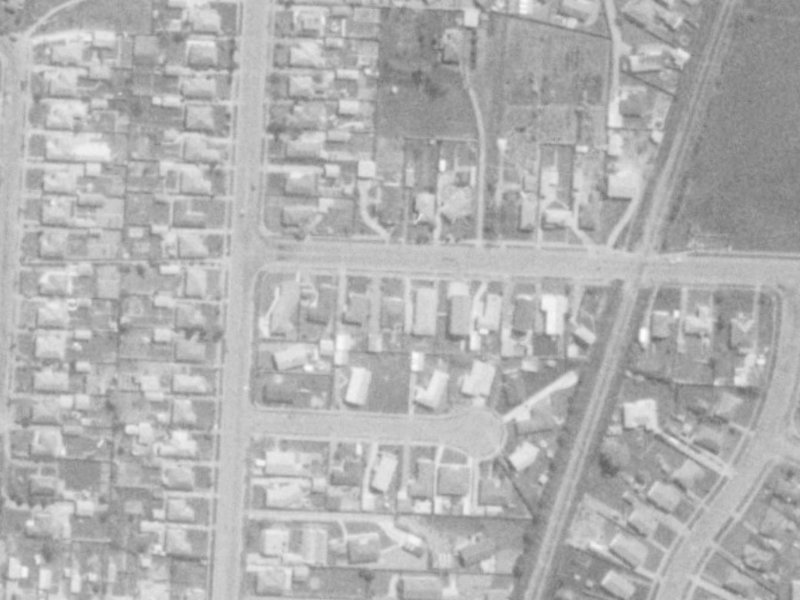 79 Tuckers Road from the air, 1975-1979