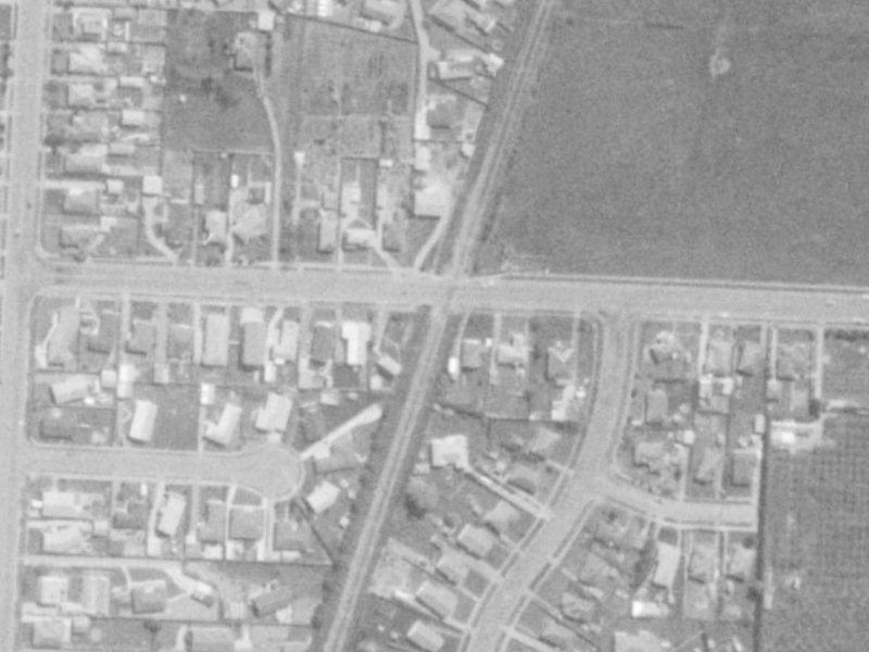 65 Tuckers Road from the air, 1975-1979