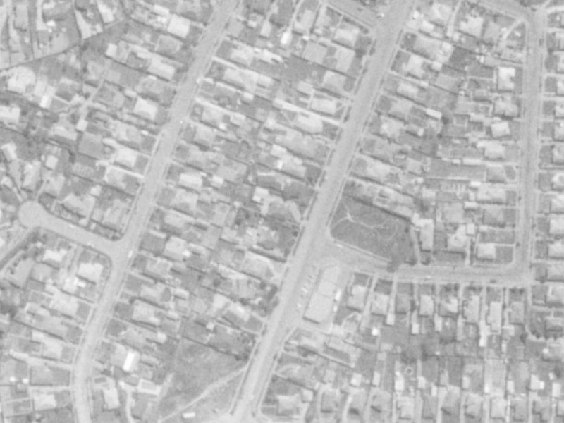 25 Grampian Street from the air, 1975-1979
