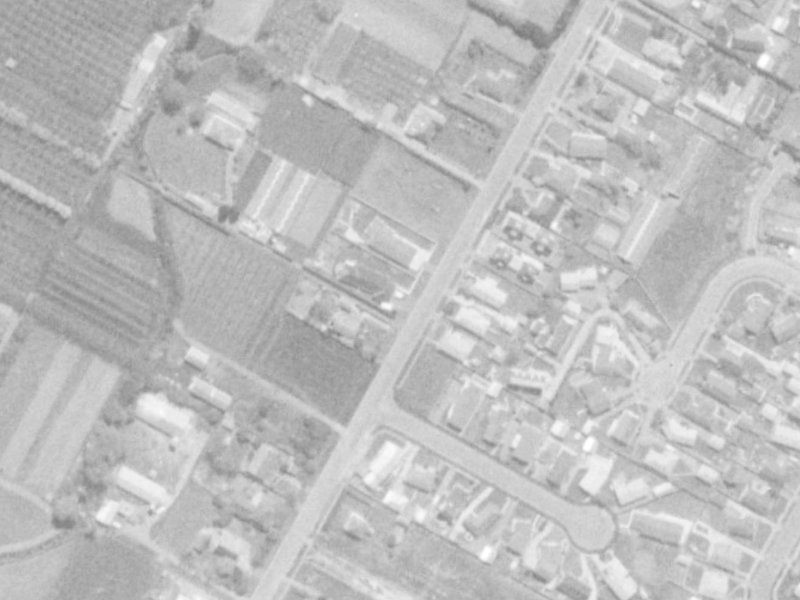 45 Crofton Road from the air, 1975-1979