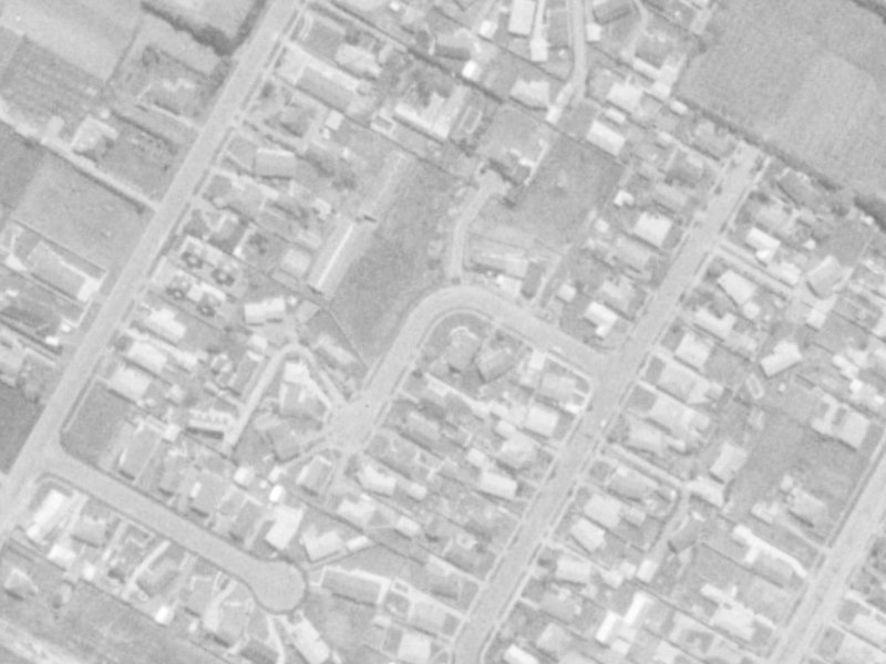 Egmont Place from the air, 1975-1979