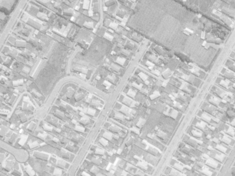 37 Aintree Street from the air, 1975-1979
