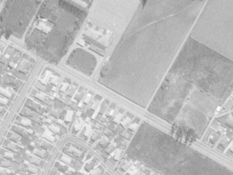 294 Sawyers Arms Road from the air, 1975-1979