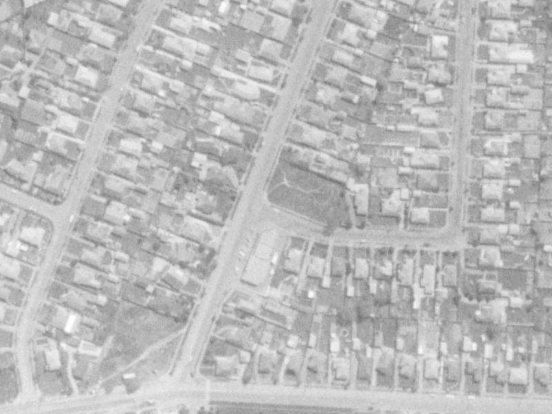 2 Jocelyn Street from the air, 1975-1979