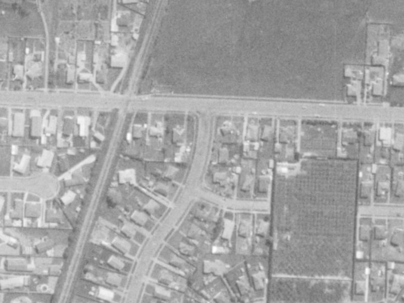 59 Uxbridge Street from the air, 1975-1979