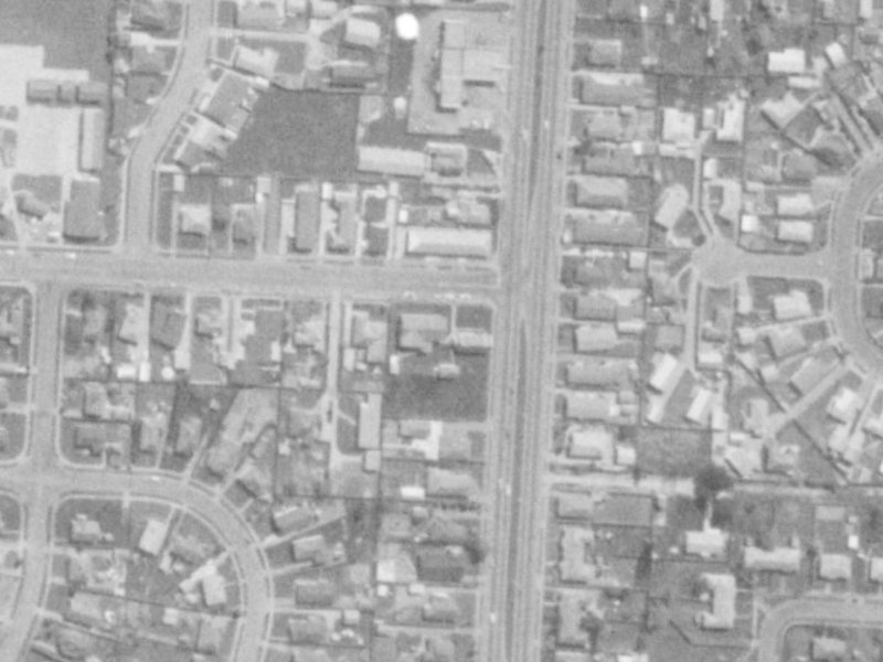 237 Main North Road from the air, 1975-1979