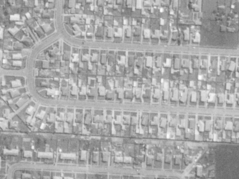 41 Wingate Street from the air, 1975-1979