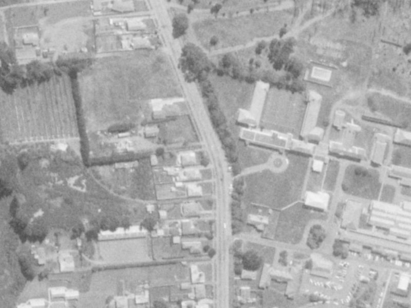 317 Burwood Road from the air, 1975-1979