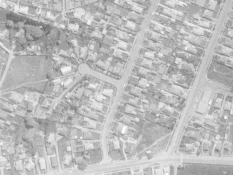 1 Cherry Place from the air, 1975-1979