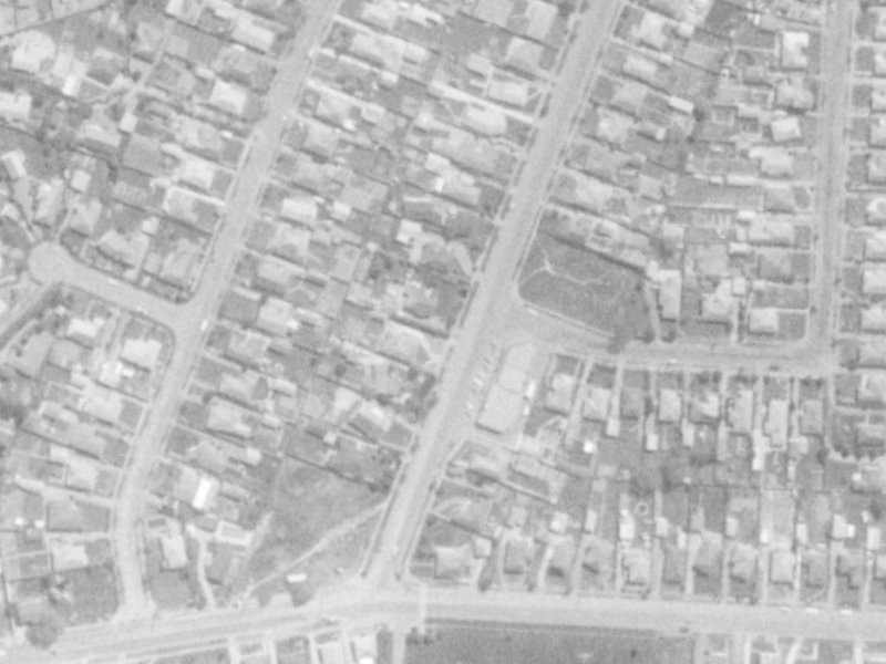 19 Grampian Street from the air, 1975-1979