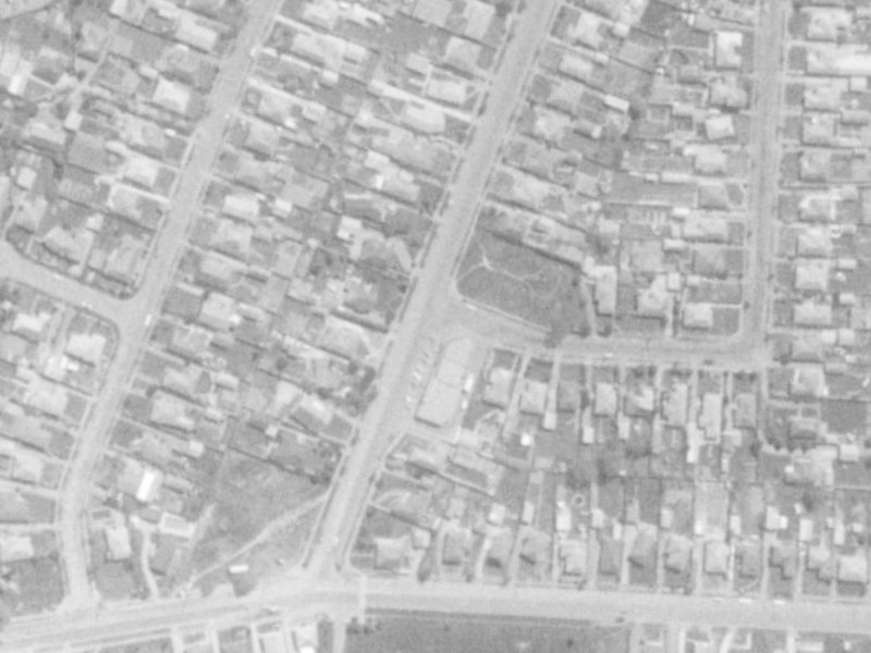 22 Grampian Street from the air, 1975-1979