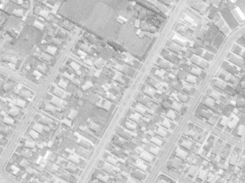 73 Gardiners Road from the air, 1975-1979