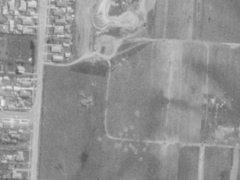 36B Clivedon Place from the air, 1975-1979