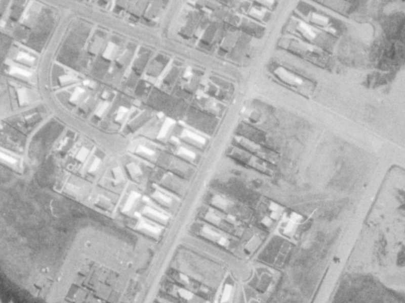 28A Inwoods Road from the air, 1975-1979