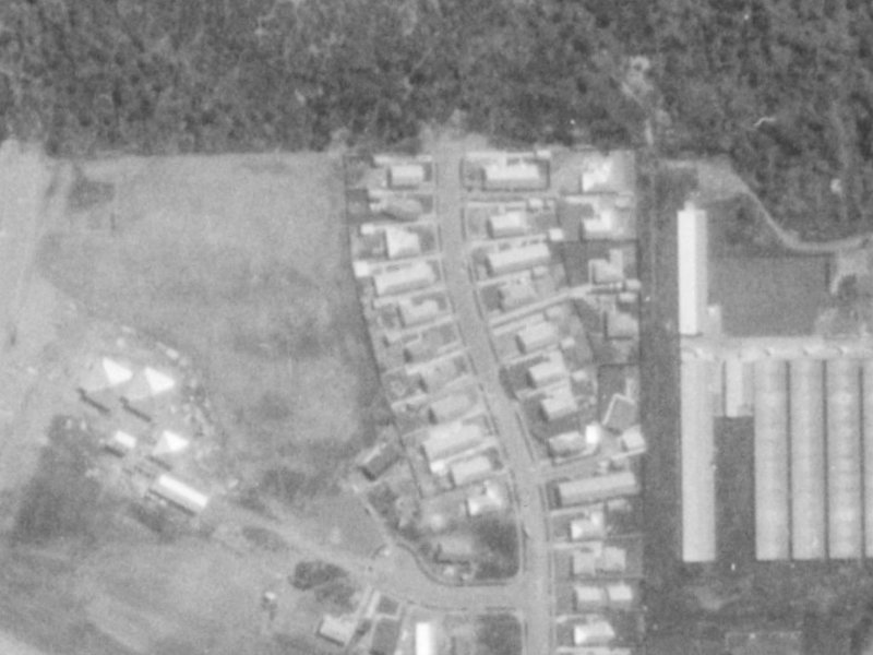 27 Lamorna Road from the air, 1975-1979