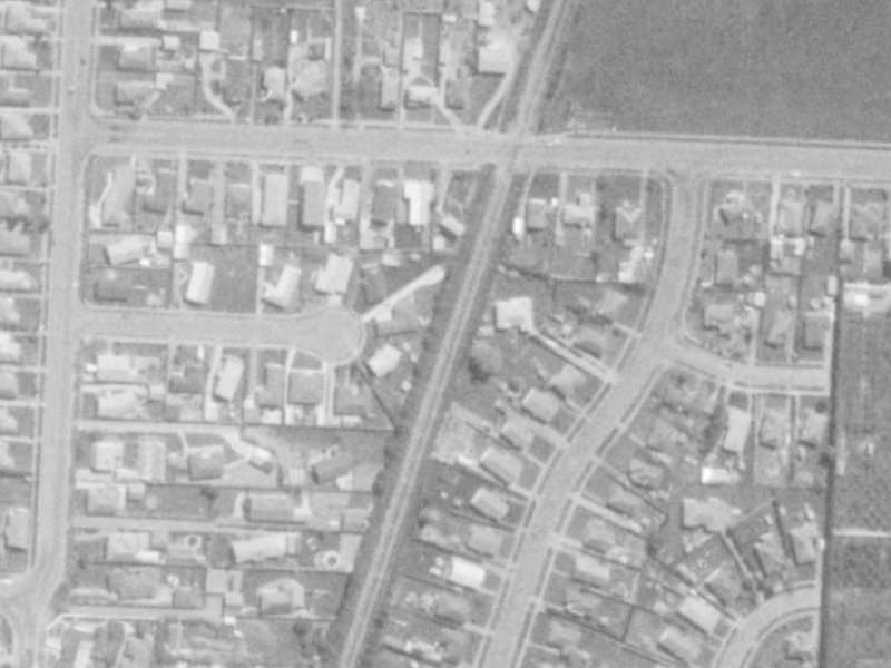 15 Bulman Place from the air, 1975-1979
