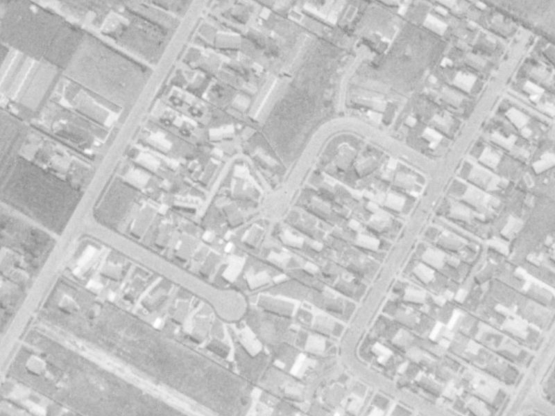 23A Egmont Place from the air, 1975-1979