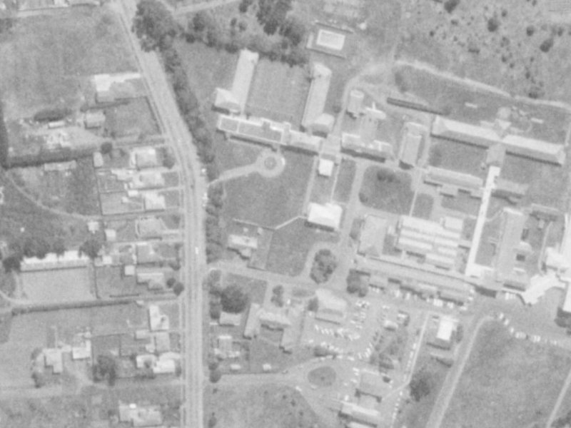 291L Mairehau Road from the air, 1975-1979