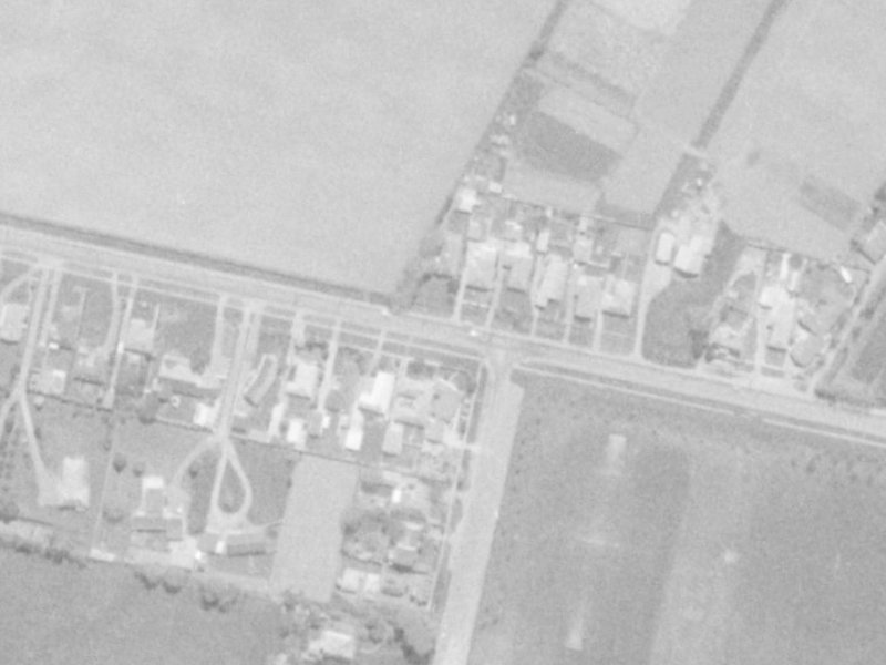 609 Harewood Road from the air, 1975-1979