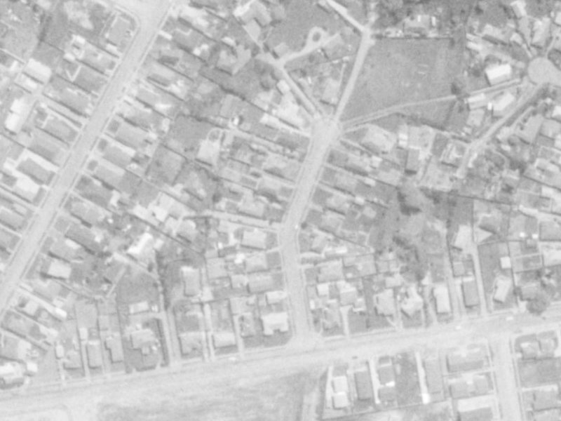17 Larch Place from the air, 1975-1979