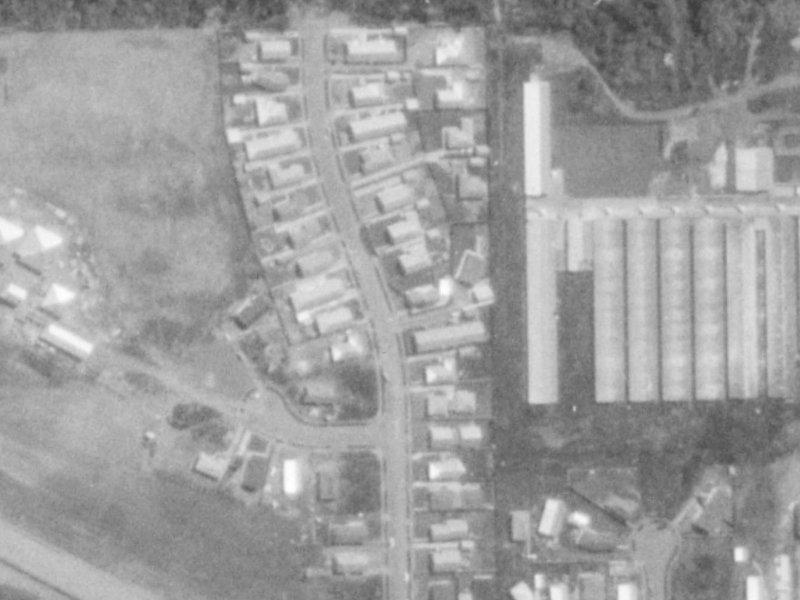 20 Lamorna Road from the air, 1975-1979