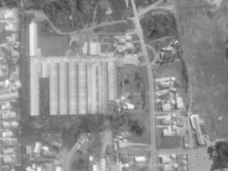 3 Rue de la Mare from the air, 1975-1979