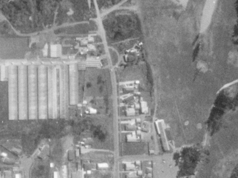 476 Bower Avenue from the air, 1975-1979