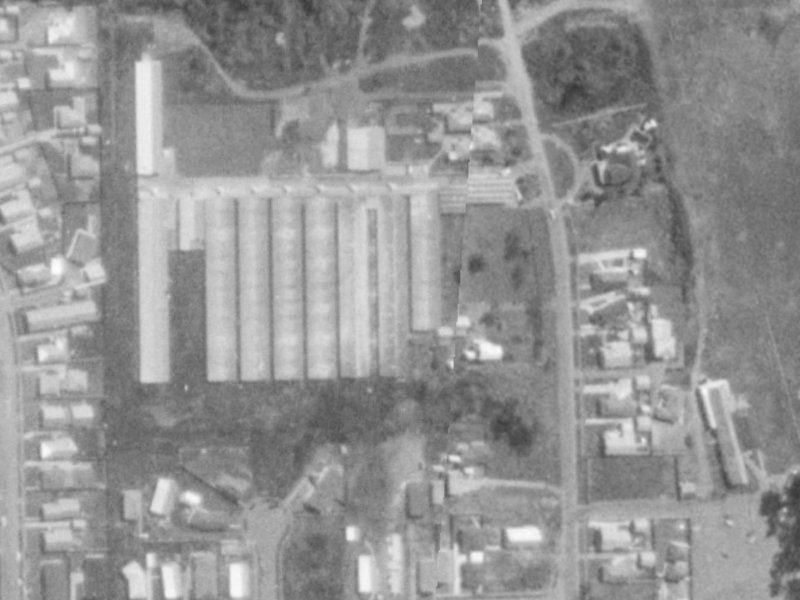 5 Rue de la Mare from the air, 1975-1979