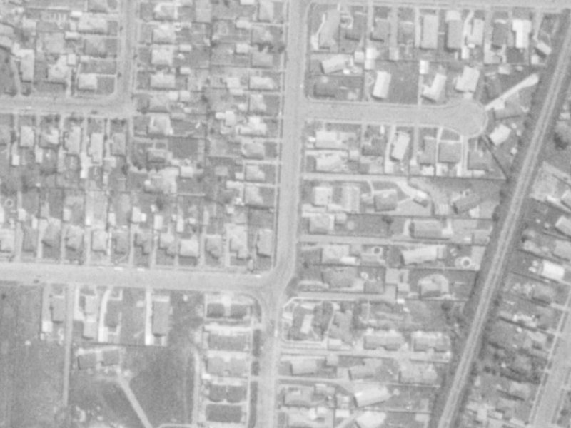 45A Cavendish Road from the air, 1975-1979